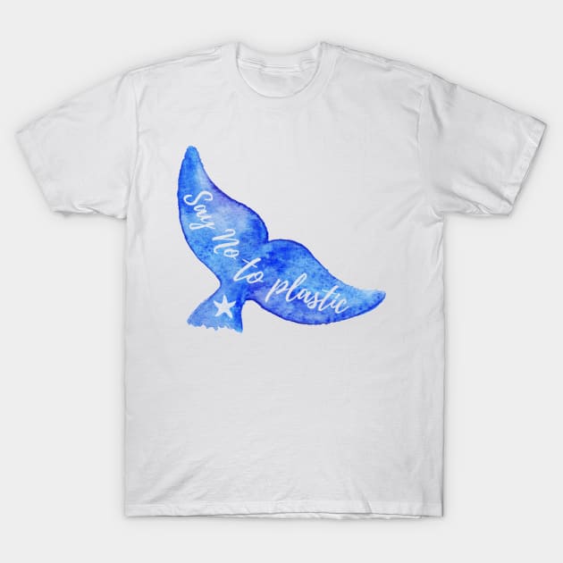 Say No to Plastic T-Shirt by Honu Art Studio